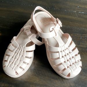 Mellissa Mel Sandals Size 1 Never Worn Clolor Baby Pink